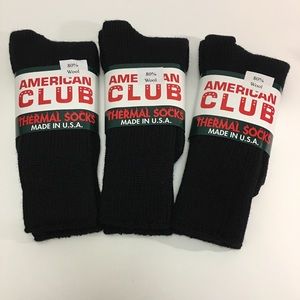 American Club Thermal Socks. Set of 3